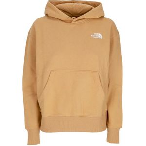 The North Face, Essential Almond Butter Hoodie voor dames Bruin, Dames, Maat:L