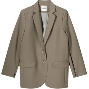 Summum Woman, Donkergroene Blazers Groen, Dames, Maat:M