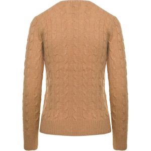 Polo Ralph Lauren, Truien, Dames, Beige, M, Wol, Juliana Lange Mouw Pullover