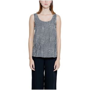 Only, Tops, Dames, Zwart, L, Dames Tanktop Lente/Zomer Collectie