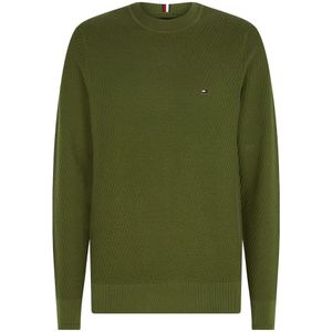 Tommy Hilfiger, Sweatshirts & Hoodies, Heren, Groen, XL, Groene Truien