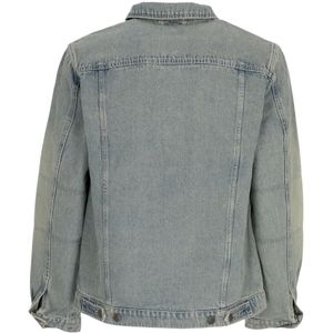 Karl Kani, Jassen, Heren, Grijs, L, Denim, Gewatteerde Denim Jas Heren