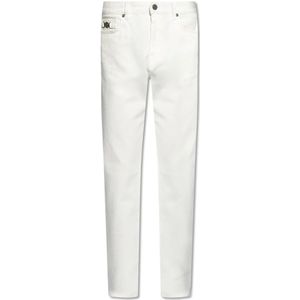 Versace, Jeans met logo Wit, Heren, Maat:W33