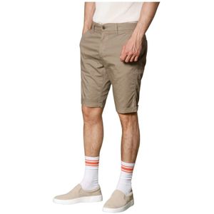 Mason's, Korte broeken, Heren, Groen, 4Xl, Stretch Gabardine Chino Bermuda Shorts