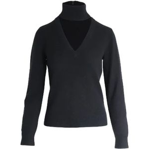 Michael Kors Pre-owned, Pre-owned Cashmere tops Zwart, Dames, Maat:S