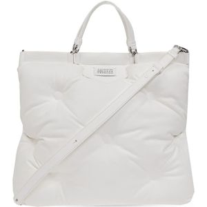 Maison Margiela, ‘Glam Slam Large’ shopper tas Wit, Dames, Maat:ONE Size