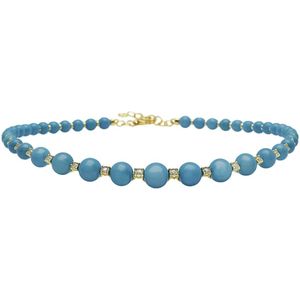 Chantecler, Accessoires, Dames, Blauw, ONE Size, Cherie Gouden Ketting - 18Kt