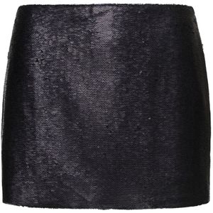 Gauge81, Rokken, Dames, Zwart, S, Polyester, Zwarte Paillet Mini Rok