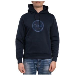 Colmar, Sweatshirts & Hoodies, Heren, Blauw, 2Xl, Katoen, Herenhoodie met 3D-logo