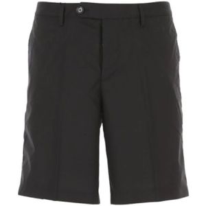 Emporio Armani, Zwarte Bermuda Shorts voor Heren met Amerikaanse Zakken Zwart, Heren, Maat:L