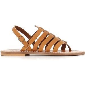 K.jacques, Flat Sandalen Bruin, Heren, Maat:44 EU