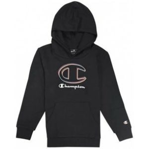 Champion, Lichtgewicht herfstfleece-sweatshirt voor jongens Zwart, Heren, Maat:XL