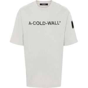 A-Cold-Wall, Tops, Heren, Grijs, L, Katoen, T-Shirts