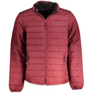 Timberland, Jassen, Heren, Rood, XL, Polyester, Rode Polyester Jas