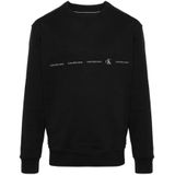 Calvin Klein Jeans, Zwarte Sweaters voor Heren Zwart, Heren, Maat:2XL