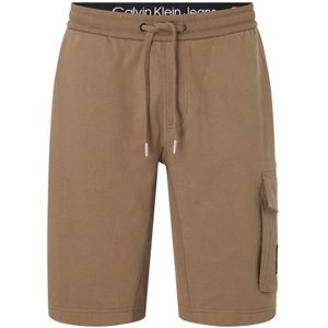 Calvin Klein, Korte broeken, Heren, Bruin, S, Stijlvolle Comfort Shorts