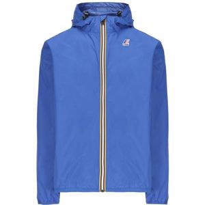 K-Way, Rain Jassen Blauw, Heren, Maat:XL