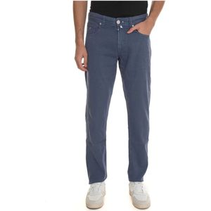 Tramarossa, Jeans, Heren, Blauw, W31, Katoen, Michelangelozip 5-pocket trousers