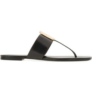 Tory Burch, Flip Flops Zwart, Dames, Maat:36 1/2 EU