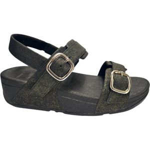 Fitflop, Flat Sandalen Zwart, Dames, Maat:37 EU