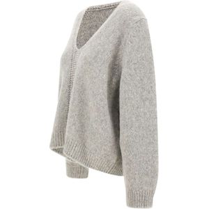 Closed, Truien, Dames, Grijs, M, Wol, Alpaca Wolmix Grijs Sweater