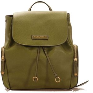 The Bridge, Tassen, Dames, Groen, ONE Size, Leer, Groene Bucket Bag & Rugzak