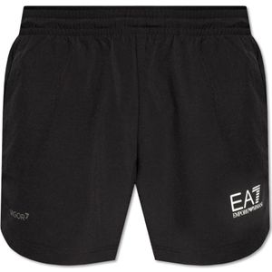 Emporio Armani Ea7, Shorts met logo Zwart, Heren, Maat:2XL