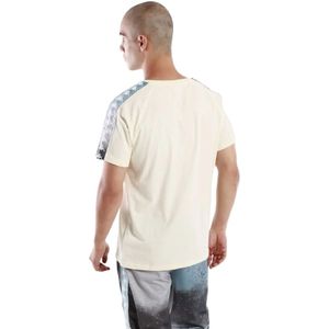 Kappa, Tops, Heren, Beige, XL, Korte Mouw T-shirt