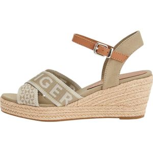 Tommy Hilfiger, Schoenen, Dames, Beige, 40 EU, Dames sandalen