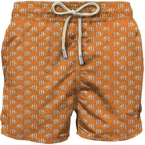 MC2 Saint Barth, Badkleding, Heren, Veelkleurig, S, Heren Strand Shorts Micro Patroon
