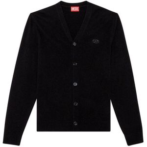 Diesel, K Zannis Cardigan Zwart, Heren, Maat:L