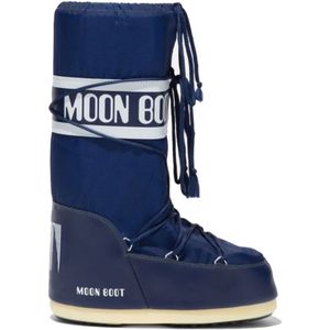 Moon Boot, Schoenen, Dames, Blauw, 39 EU, Nylon, Blauwe MB Icon Nylon Schoenen