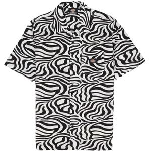 Dickies, Overhemden, Heren, Veelkleurig, S, Katoen, Cloud Zebra Casual Overhemd