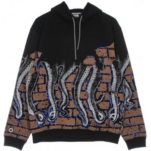 Octopus, Sweatshirts & Hoodies, Heren, Zwart, XL, lichtgewicht hoodie