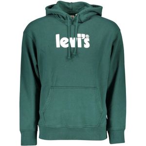 Levi's, Sweatshirts & Hoodies, Heren, Groen, L, Katoen, Hoodies