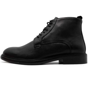 Melluso, Elegante Schoenen Elegante Enkellaarsjes Met Veter Zwart, Heren, Maat:44 EU