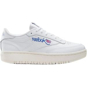 Reebok, Schoenen, Dames, Wit, 42 1/2 EU, Leer, Witte Leren Dames Sneaker