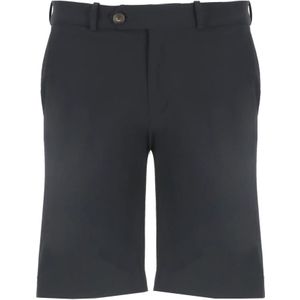 Rrd, Korte broeken, Heren, Zwart, 2Xl, Donkerblauwe Bermuda Shorts met Zakken