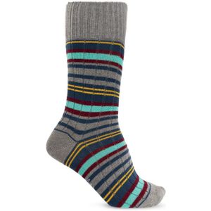 Paul Smith, Katoenen sokken Grijs, Heren, Maat:ONE Size