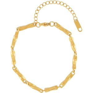 Dansk Copenhagen, Accessoires, Dames, Geel, ONE Size, Elegant Goud Verguld Link Armband