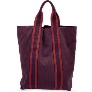 Hermès Vintage, Pre-owned, Dames, Bruin, ONE Size, Katoen, Pre-owned Canvas totes