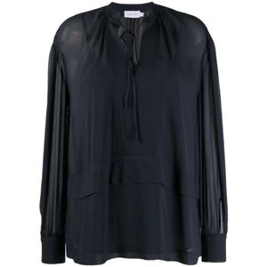 Calvin Klein, Blouses Zwart, Dames, Maat:M