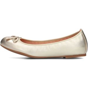 Unisa, Schoenen, Dames, Geel, 42 EU, Leer, Metallic Gouden Ballerina Acor