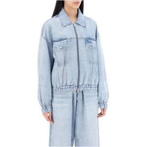 Alexander Wang, Jassen, Dames, Blauw, S, Denim, Denim Jassen