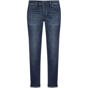 PT Torino, Jeans, Heren, Blauw, W32, Denim, Indigo Blauwe Denim Jeans