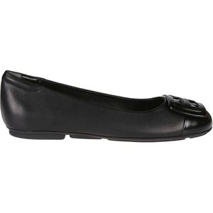 Hogan, Schoenen, Dames, Zwart, 38 EU, Leer, Nero Ballerinas