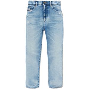 Diesel, 2016 D-Air boyfriend jeans Blauw, Dames, Maat:W29 L30
