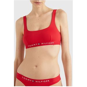 Tommy Hilfiger, Badkleding, Dames, Rood, M, Bralette Badmode voor vrouwen