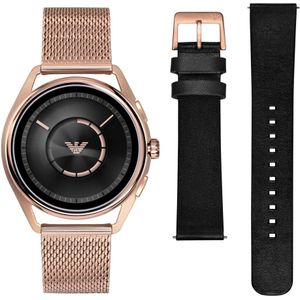 Armani, Horloge Zwart, Heren, Maat:ONE Size