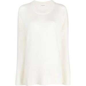 P.a.r.o.s.h., Round-neck Truien Wit, Dames, Maat:S